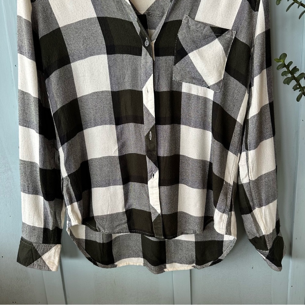 Rails Signature Hunter Shirt in Rosemary Onyx Sz Small - Picture 7 of 9